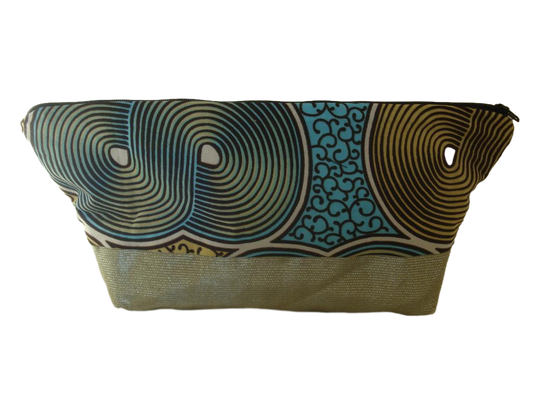 Cosmetic purse Style B ('Aso-oke' and 'Ankara' or 'Adire')