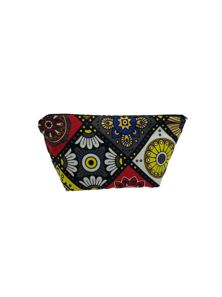 Cosmetic purse Style C ('Ankara' or 'Adire')