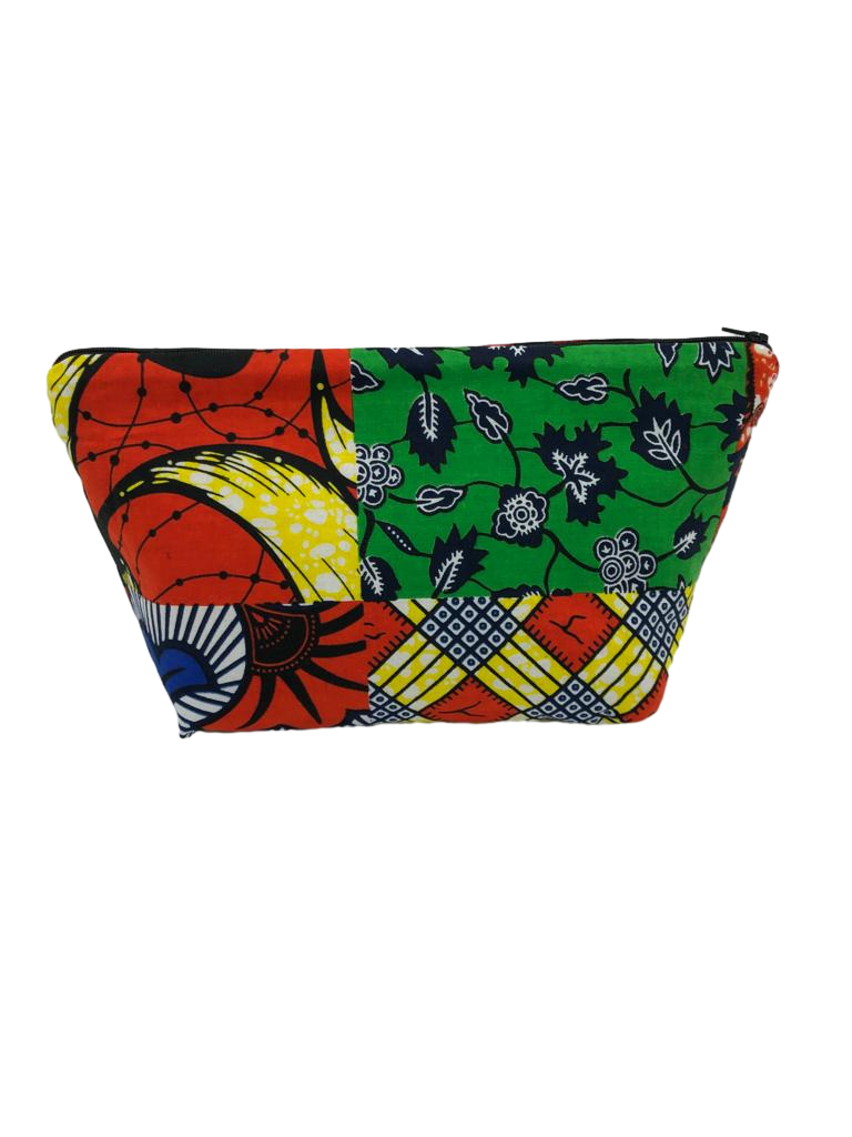 Cosmetic purse Style C ('Ankara' or 'Adire')