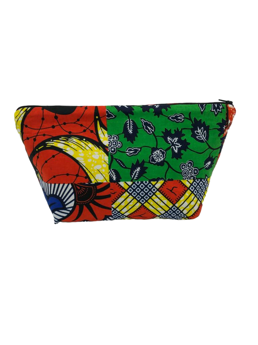 Cosmetic purse Style C ('Ankara' or 'Adire')